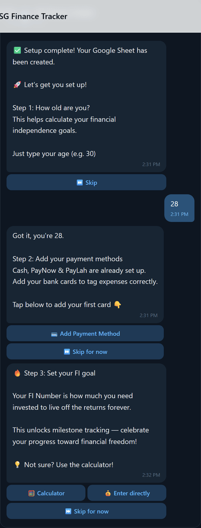 Setup complete after OAuth authorization