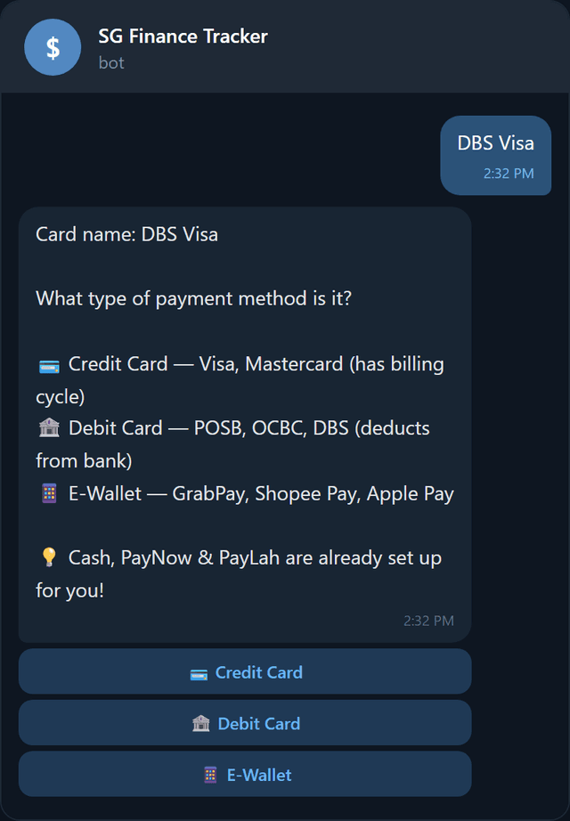 Payment method setup flow